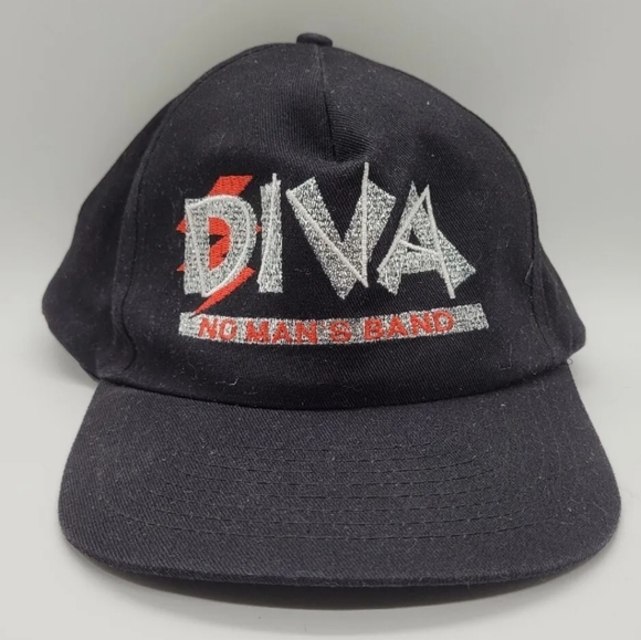 Vintage Diva No Man\'s Band Adjustable Hat Cap One Size Snap Back 90s main image 5